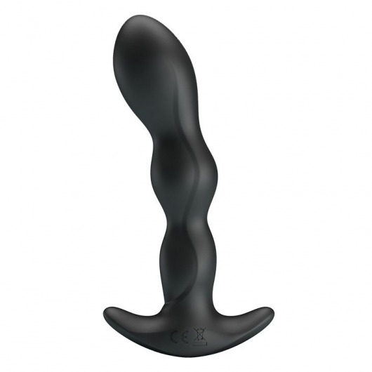 Черный анальный стимулятор простаты с вибрацией Special Anal Massager - 14,5 см. - Baile - в Камышине купить с доставкой