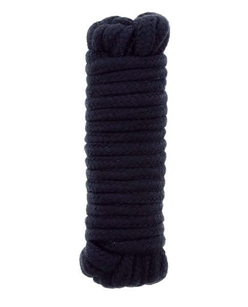 Чёрная веревка для связывания BONDX LOVE ROPE - 5 м. - Dream Toys - купить с доставкой в Камышине