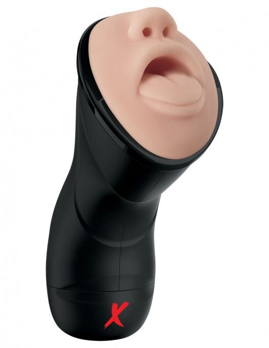 Мастурбатор-ротик Deep Throat Vibrating Stroker - Pipedream - в Камышине купить с доставкой