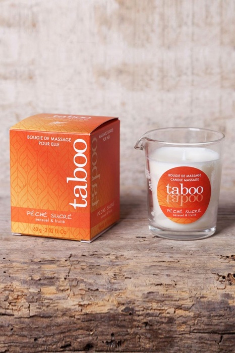 Массажное аромамасло с афродизиаками для женщин RUF Taboo Peche sucre - 60 гр. - RUF - купить с доставкой в Камышине