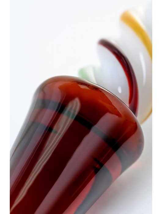 Коническая стеклянная анальная втулка Sexus Glass - 16 см. - Sexus