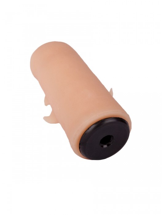 Черный пояс-трусики с двумя насадками  Экзотик-Sara  - 16,5 и 11 см. - LOVETOY (А-Полимер) - купить с доставкой в Камышине