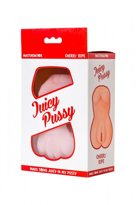 Телесный мастурбатор Juicy Pussy Cherry Ripe - ToyFa - в Камышине купить с доставкой