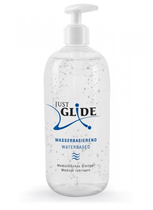 Гель-смазка на водной основе Just Glide с дозатором - 500 мл. - Orion - купить с доставкой в Камышине
