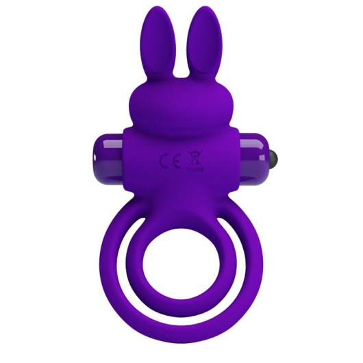 Фиолетовое эрекционное кольцо с вибростимуляцией клитора Vibrant Penis Ring III - Baile - в Камышине купить с доставкой
