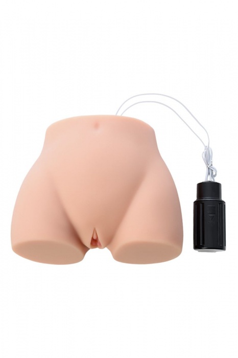 Мастурбатор-полуторс Cherry с вибрацией и двумя любовными тоннелями - KOKOS - в Камышине купить с доставкой