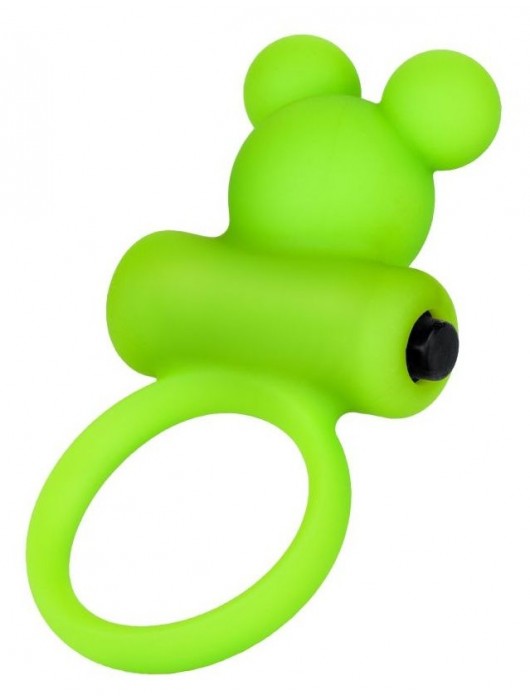 Зеленое виброкольцо на пенис A-Toys - A-toys - в Камышине купить с доставкой