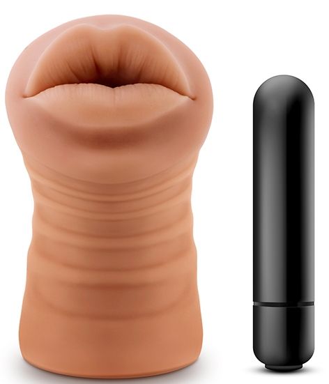 Кофейный мастурбатор-ротик Isabella - Blush Novelties - в Камышине купить с доставкой