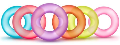 Набор из 6 эрекционных колец King of the Ring - Blush Novelties - в Камышине купить с доставкой