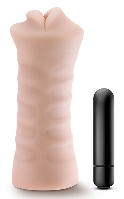 Телесный мастурбатор-ротик Angie - Blush Novelties - в Камышине купить с доставкой