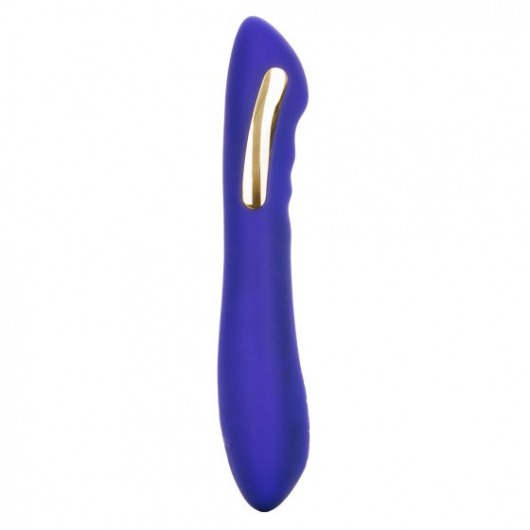 Фиолетовый вибратор с электростимуляцией Intimate E-Stimulator Petite Wand - 18,5 см. - California Exotic Novelties - купить с доставкой в Камышине