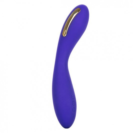 Фиолетовый вибратор с электростимуляцией Intimate E-Stimulator Wand - 21,5 см. - California Exotic Novelties - купить с доставкой в Камышине