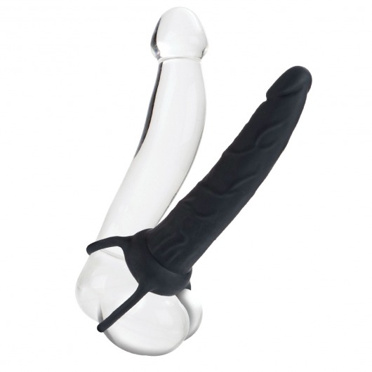 Насадка на пенис Silicone Love Rider Dual Penetrator для двойного проникновения - 14 см. - California Exotic Novelties - в Камышине купить с доставкой