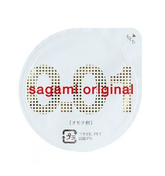 Супертонкий презерватив Sagami Original 0.01 - 1 шт. - Sagami - купить с доставкой в Камышине