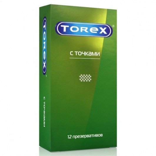 Текстурированные презервативы Torex  С точками  - 12 шт. - Torex - купить с доставкой в Камышине