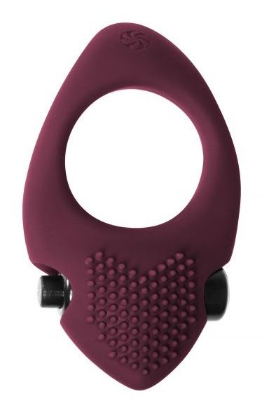 Бордовое эрекционное виброкольцо Pure Passion Sunset - Lola Games - в Камышине купить с доставкой