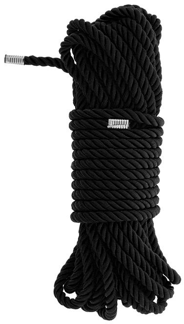 Черная веревка для бондажа BONDAGE ROPE - 10 м. - Dream Toys - купить с доставкой в Камышине