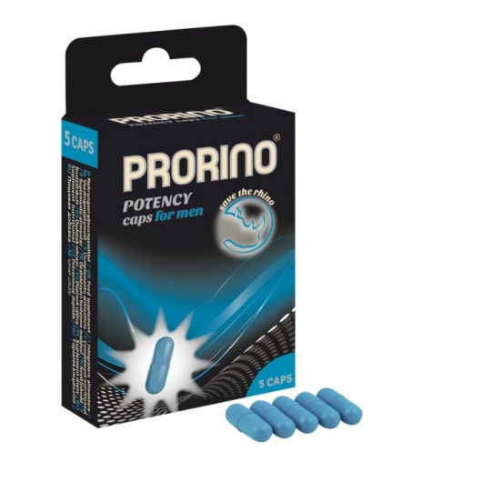 БАД для мужчин ero black line PRORINO Potency Caps for men - 5 капсул - Ero - купить с доставкой в Камышине