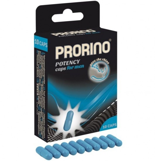 БАД для мужчин ero black line PRORINO Potency Caps for men - 10 капсул - Ero - купить с доставкой в Камышине