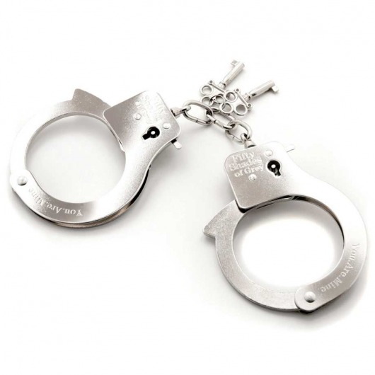 Металлические наручники Metal Handcuffs - Fifty Shades of Grey - купить с доставкой в Камышине