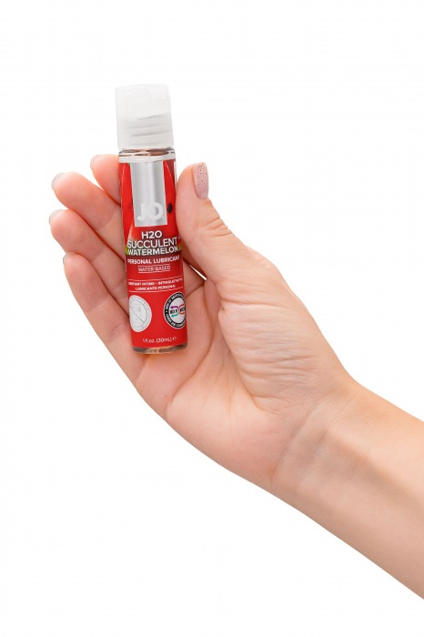 Лубрикант с ароматом арбуза JO Flavored Watermelon - 30 мл. - System JO - купить с доставкой в Камышине