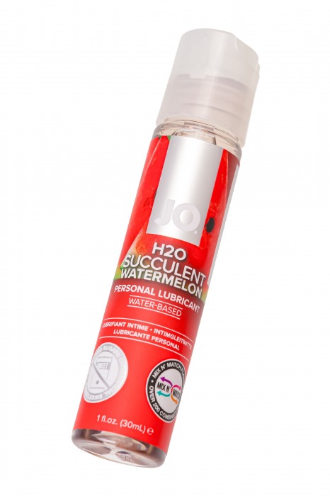 Лубрикант с ароматом арбуза JO Flavored Watermelon - 30 мл. - System JO - купить с доставкой в Камышине