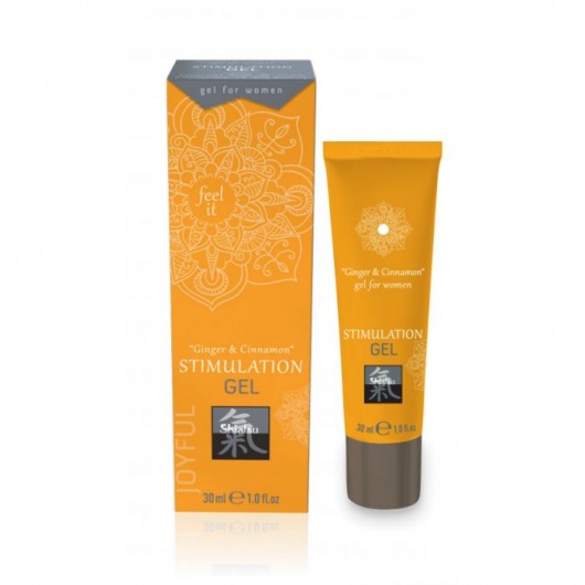 Возбуждающий интимный гель STIMULATION GEL Ginger   Cinnamon - 30 мл. - Shiatsu - купить с доставкой в Камышине