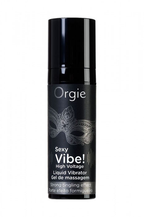 Гель для массажа ORGIE Sexy Vibe High Voltage с эффектом вибрации - 15 мл. - ORGIE - купить с доставкой в Камышине