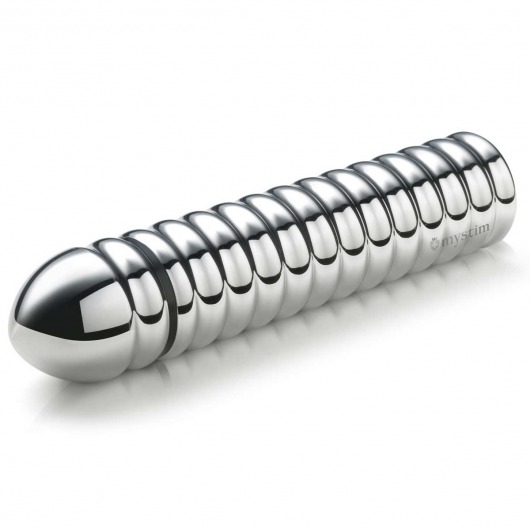 Рельефный фаллос для интенсивного электросекса Groovey George - 20 см. - MyStim - купить с доставкой в Камышине