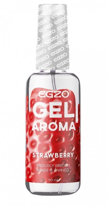 Интимный лубрикант EGZO AROMA с ароматом клубники - 50 мл. - EGZO - купить с доставкой в Камышине