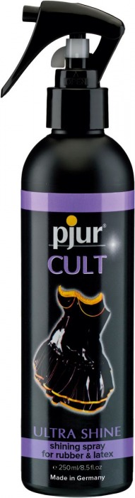 Спрей для ухода за одеждой из латекса pjur CULT Ultra Shine - 250 мл. - Pjur - купить с доставкой в Камышине