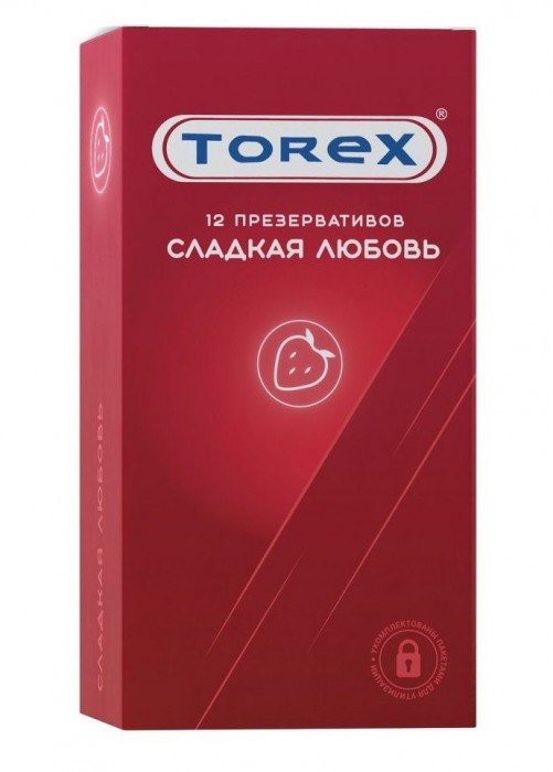 Презервативы Torex  Сладкая любовь  с ароматом клубники - 12 шт. - Torex - купить с доставкой в Камышине