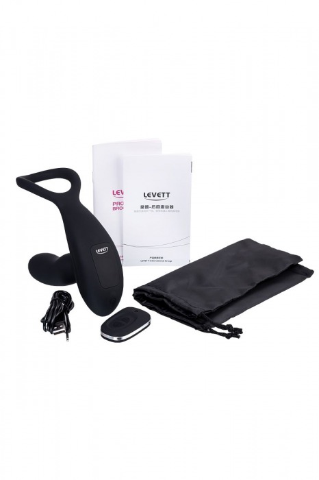 Черный стимулятор простаты Maud с вибрацией - Levett - в Камышине купить с доставкой