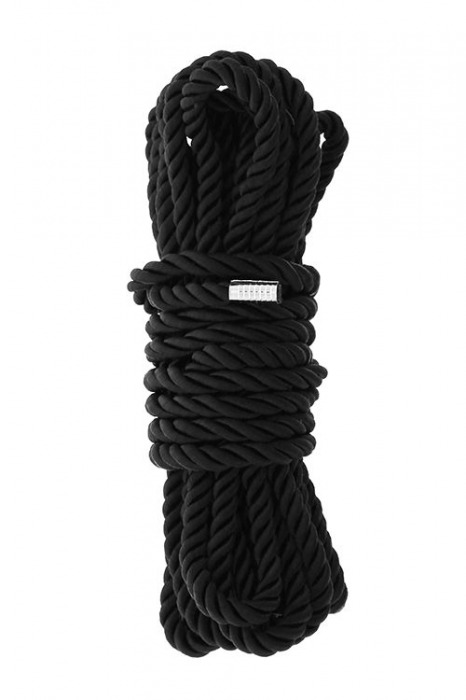 Черная веревка для шибари DELUXE BONDAGE ROPE - 5 м. - Dream Toys - купить с доставкой в Камышине