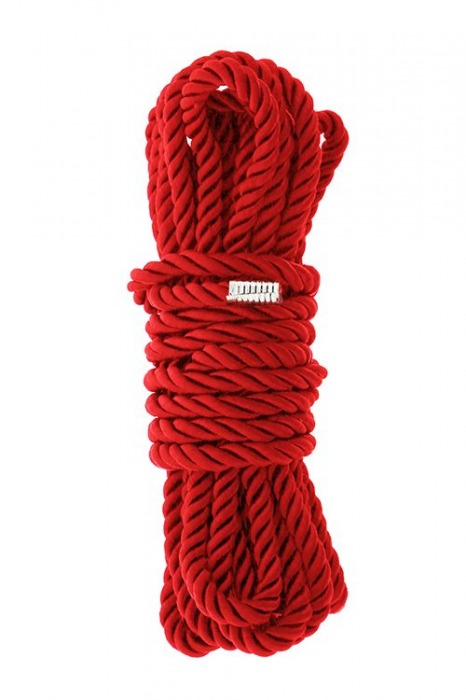 Красная веревка для шибари DELUXE BONDAGE ROPE - 5 м. - Dream Toys - купить с доставкой в Камышине