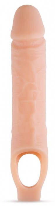 Телесный реалистичный фаллоудлинитель 10 Inch Silicone Cock Sheath Penis Extender - 25,4 см. - Blush Novelties - в Камышине купить с доставкой