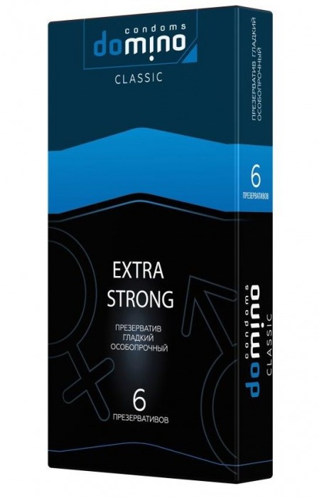 Суперпрочные презервативы DOMINO Extra Strong - 6 шт. - Domino - купить с доставкой в Камышине