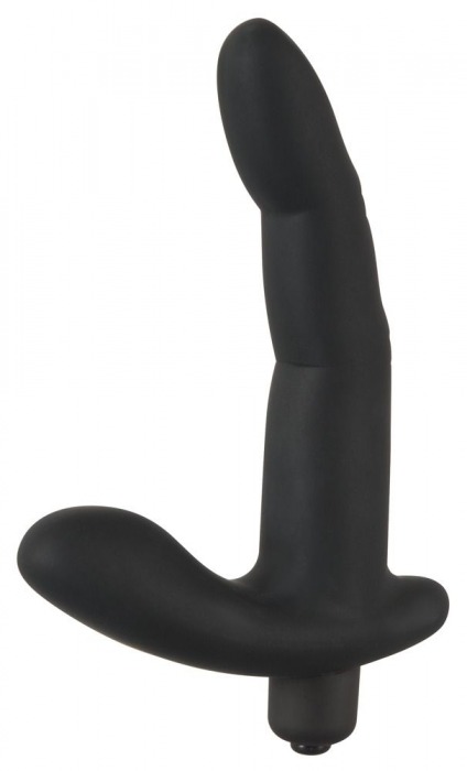 Черный вибромассажер простаты Naughty Finger Prostate Vibe - 13,8 см. - Orion - в Камышине купить с доставкой