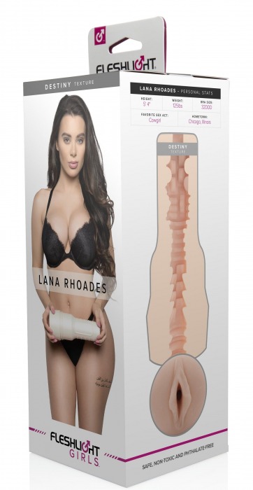 Мастурбатор-вагина Fleshlight Girls - Lana Rhoades Destiny - Fleshlight - в Камышине купить с доставкой