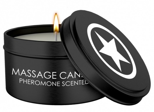 Массажная свеча с феромонами Massage Candle Pheromone Scented - Shots Media BV - купить с доставкой в Камышине