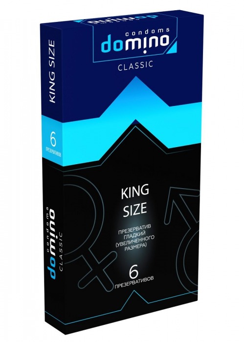 Презервативы увеличенного размера DOMINO Classic King size - 6 шт. - Domino - купить с доставкой в Камышине