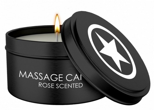 Массажная свеча с ароматом розы Massage Candle - Shots Media BV - купить с доставкой в Камышине