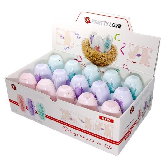 Набор из 15 мини-мастурбаторов Fantastic Egg Hard Boiled - Baile - в Камышине купить с доставкой