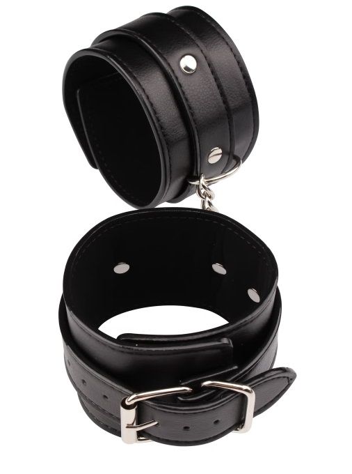 Черные оковы Classic Ankle Cuffs - Chisa - купить с доставкой в Камышине