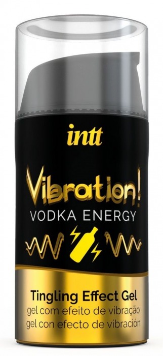 Жидкий интимный гель с эффектом вибрации Vibration! Vodka Energy - 15 мл. - INTT - купить с доставкой в Камышине