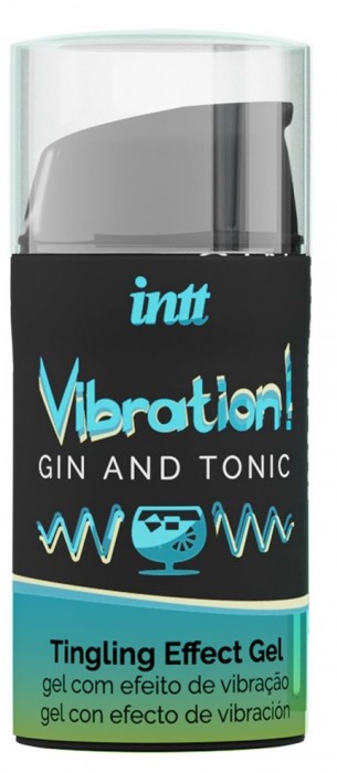 Жидкий интимный гель с эффектом вибрации Vibration! Gin   Tonic - 15 мл. - INTT - купить с доставкой в Камышине