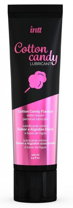 Интимный гель на водной основе Cotton Candy Lubricant - 100 мл. - INTT - купить с доставкой в Камышине