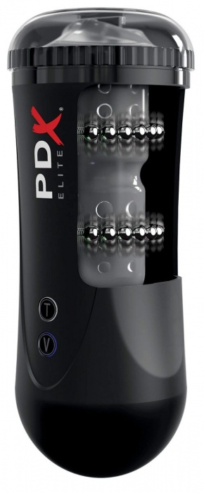 Черный автоматический мастурбатор-ротик Moto Stroker - Pipedream - в Камышине купить с доставкой