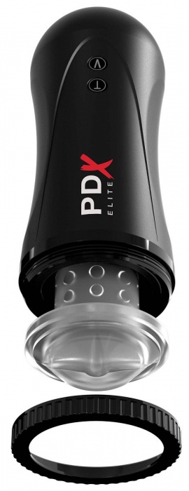 Черный автоматический мастурбатор-ротик Moto Stroker - Pipedream - в Камышине купить с доставкой