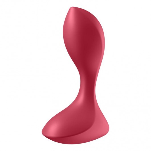 Красный вибромассажёр простаты Satisfyer Backdoor Lover - 14 см. - Satisfyer - в Камышине купить с доставкой
